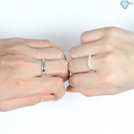 Nhẫnđôi bạc nhẫn cặp bạc cho tình nhân ND0411- Trang Sức Tnj