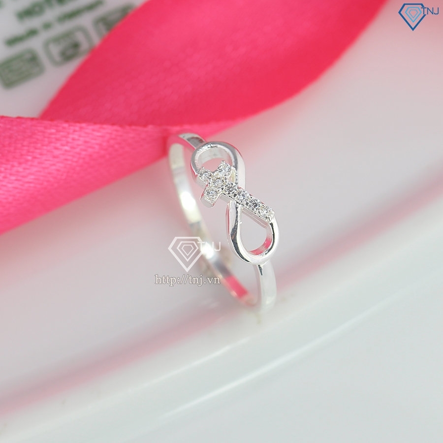 Nhẫn bạc nữ vô cực thánh giá NN0497 - Trang Sức TNJ