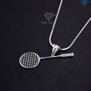 Dây chuyền bạc nam mặt hình vợt cầu lông DCA0197