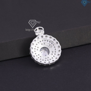 Mặt dây chuyền nam tròn full đá MDCA0200
