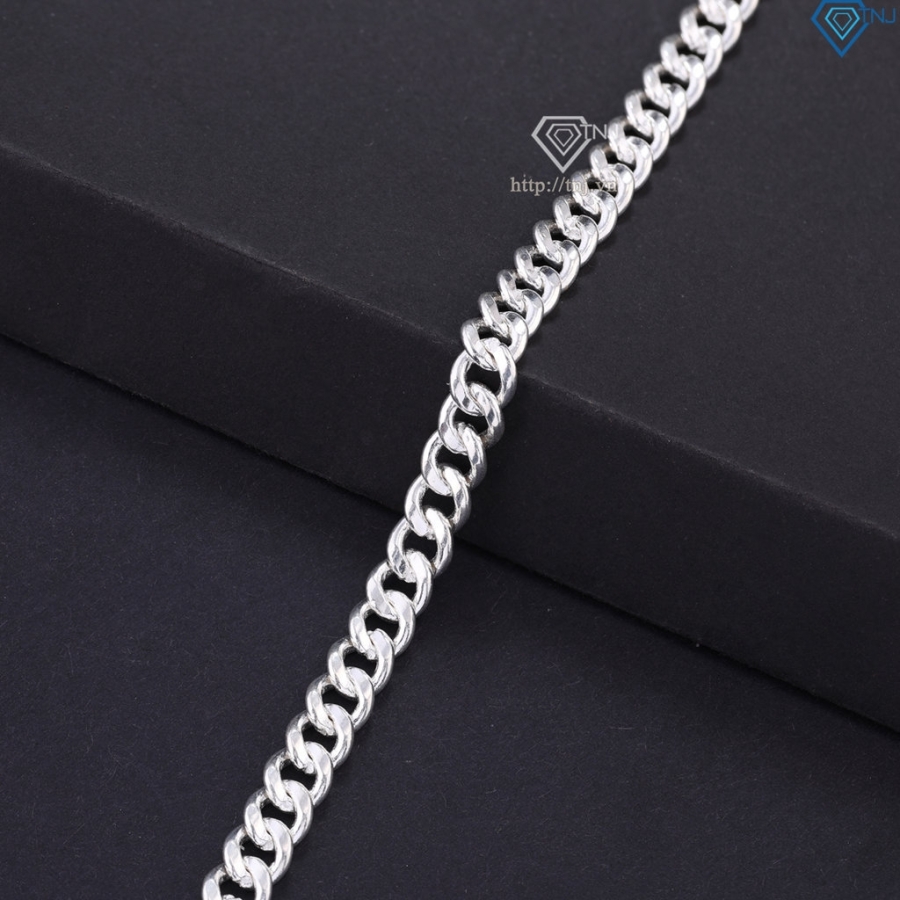 Lắc tay bạc nam hình thánh giá khắc tên theo yêu cầu LTA0212