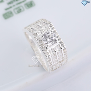 Nhẫn bạc nam 925 đẹp đính đá NNA0831