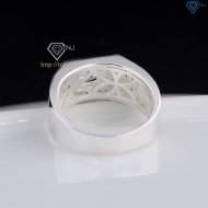 Nhẫn bạc nam 925 đẹp đính đá NNA0831