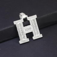 Mặt dây chuyền nam chữ H đính đá MDCA0079