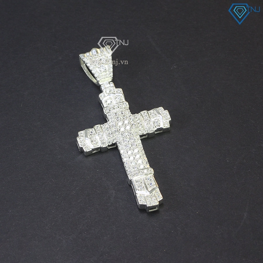 Mặt dây chuyền nam thánh giá đính đá MDCA0123
