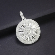 Mặt dây chuyền hình mặt trời phương đông đính đá MDCA0134