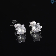 Bông tai bạc nam móng rồng đính đá 6mm BTA0114.2 - Trang Sức TNJ