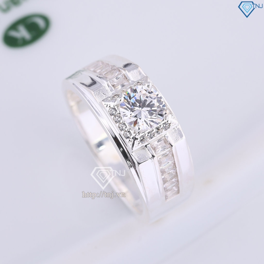 Nhẫn bạc nam bản nhỏ giá rẻ NNA0833