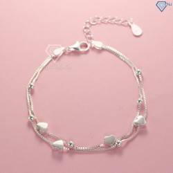 Bộ trang sức bạc 925 hình trái tim đẹp BTS0009 - Trang Sức TNJ
