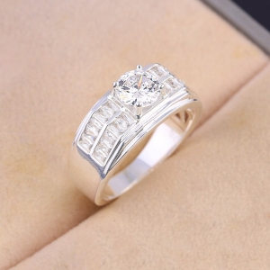 Nhẫn bạc nam bản nhỏ Hà Nội NNA0837