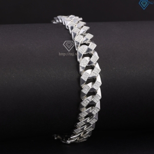 Lắc tay nam Cuban bản nhỏ 10mm cách điệu LTA0213 - Trang Sức TNJ