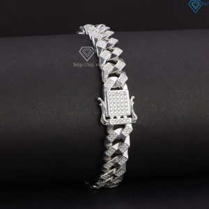 Lắc tay nam Cuban bản nhỏ 10mm cách điệu LTA0213 - Trang Sức TNJ