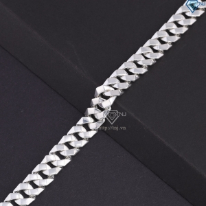 Lắc tay nam Cuban bản nhỏ 10mm cách điệu LTA0213 - Trang Sức TNJ