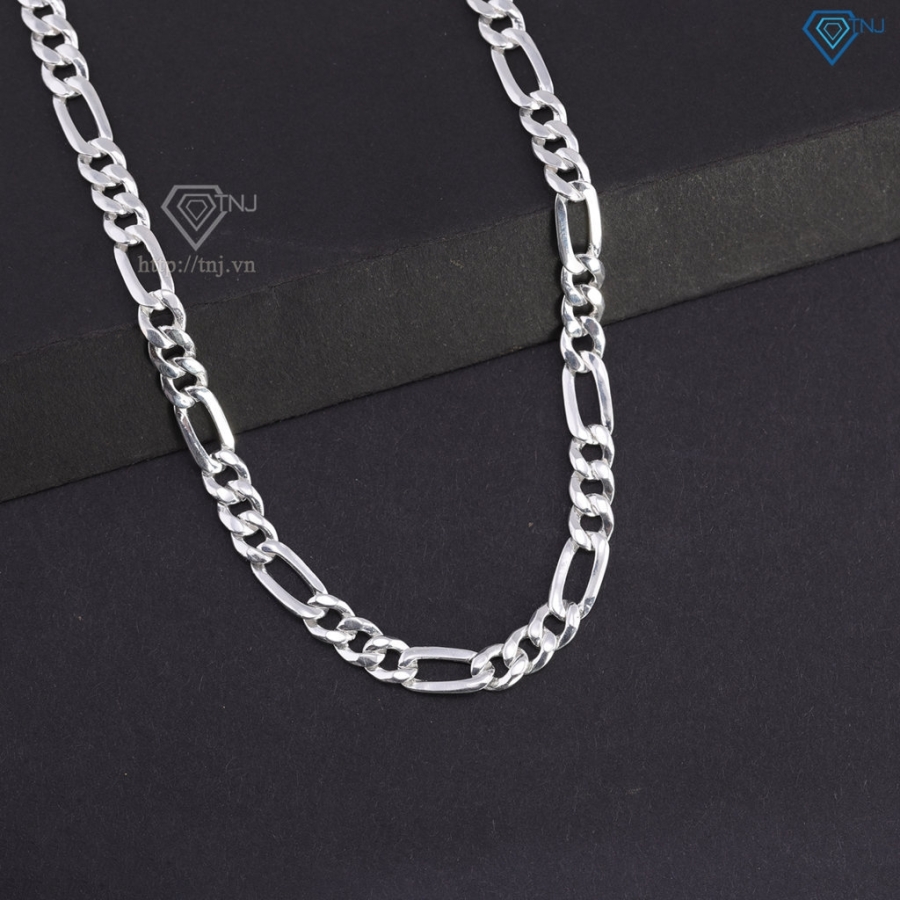 Dây chuyền bạc mắt xích nam cách điệu DCK0154- Trang Sức TNJ
