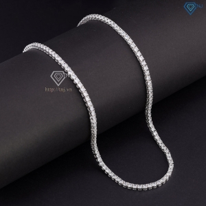 Dây chuyền Tennis bạc bản nhỏ cho nam 3mm DCK0155 - Trang Sức TNJ