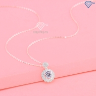 Dây chuyền bạc nữ 925 đính đá đẹp DCN0788
