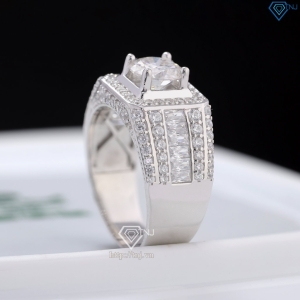 Nhẫn nam Moissanite đẹp 7.0mm - Kiểm định GRA NNAM0225