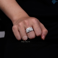 Nhẫn nam Moissanite đẹp 7.0mm - Kiểm định GRA NNAM0225