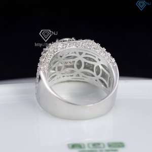 Nhẫn nam đính full kim cương Moissanite đẹp 7.0mm - NNAM0228