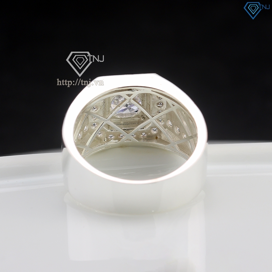 Nhẫn bạc nam đeo ngón trỏ sang trọng NNA0104 - Trang sức TNJ