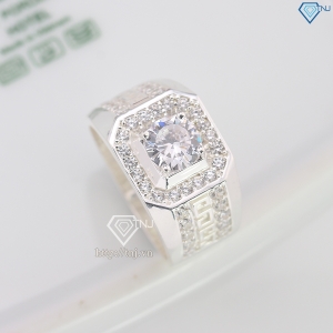 Nhẫn bạc nam đeo ngón trỏ sang trọng NNA0104 - Trang sức TNJ