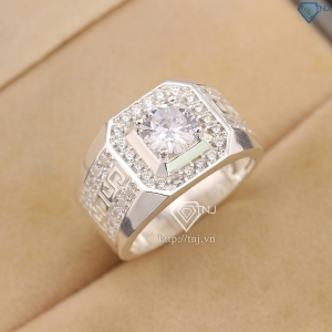 Nhẫn bạc nam đeo ngón trỏ sang trọng NNA0104 - Trang sức TNJ