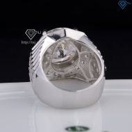 Nhẫn nam Moissanite bản to đính kim cương 15.0mm NNAM0230