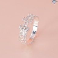 Nhẫn bạc nữ 925 chữ cái theo yêu cầu đính đá NN0515 - Trang Sức TNJ