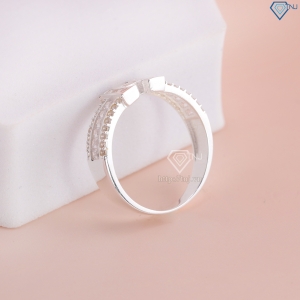 Nhẫn bạc nữ 925 chữ cái theo yêu cầu đính đá NN0515 - Trang Sức TNJ