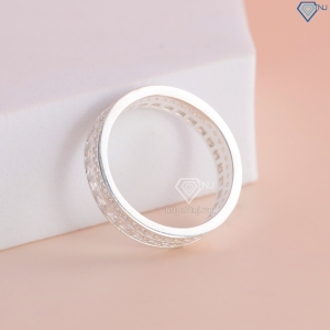 Nhẫn bạc nữ 925 đính đá hai hàng đẹp NN0516 - Trang Sức TNJ