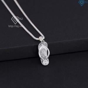 Dây chuyền bạc nam mặt hình chiếc dép tông DCA0204