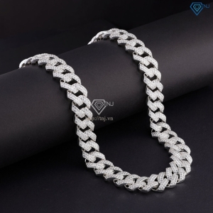 Dây chuyền bạc nam cuban 13mm DCK0156