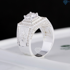 Nhẫn bạc nam Patek Philippe đính đá đẹp NNA0844 - Trang Sức TNJ