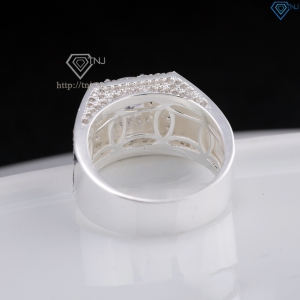 Nhẫn bạc nam Patek Philippe đính đá đẹp NNA0844 - Trang Sức TNJ
