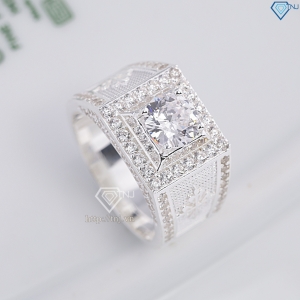 Nhẫn bạc nam Patek Philippe đính đá đẹp NNA0844 - Trang Sức TNJ