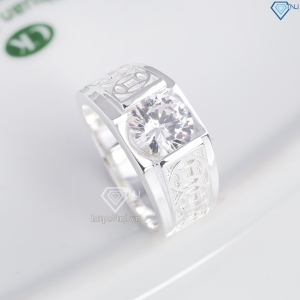 Nhẫn nam bạc 925 kim tiền đẹp NNA0848