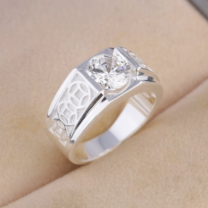 Nhẫn nam bạc 925 kim tiền đẹp NNA0848