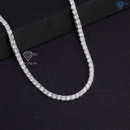 Dây chuyền bạc nữ tennis đính đá 3mm DNK0031 - Trang Sức TNJ