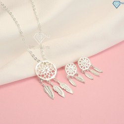 Bộ trang sức bằng bạc dreamcatcher đẹp BTS0022 - Trang Sức TNJ