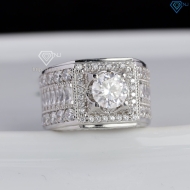 Nhẫn kim cương Moissanite nam cao cấp 7.0mm - Kiểm định GRA NNAM0237