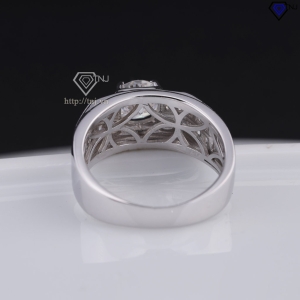Nhẫn nam đơn giản Moissanite đính kim cương 6.5mm - Kiểm định GRA NNAM