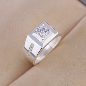 Nhẫn bạc nam đơn giản NNA0039