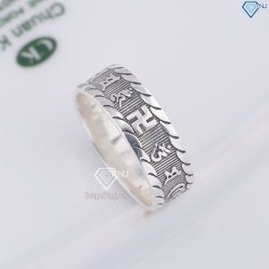Nhẫn bạc nam Om Mani Padme Hum NNA0225 - Trang sức TNJ