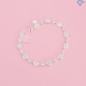 Lắc tay nữ bạc 925 hình trái tim LTN0136 - Trang Sức TNJ