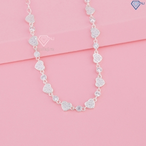Lắc tay nữ bạc 925 hình trái tim LTN0136 - Trang Sức TNJ