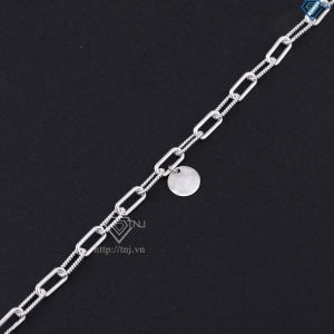 Lắc tay bạc nam mắt xích LTA0218
