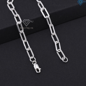 Lắc tay bạc nam mắt xích LTA0218