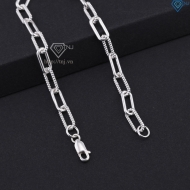 Lắc tay bạc nam mắt xích LTA0218