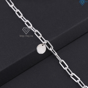 Lắc tay bạc nam mắt xích LTA0218