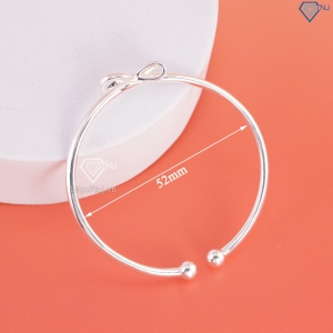 Lắc tay nữ đính đá theo mệnh dạng kiềng LTN0432